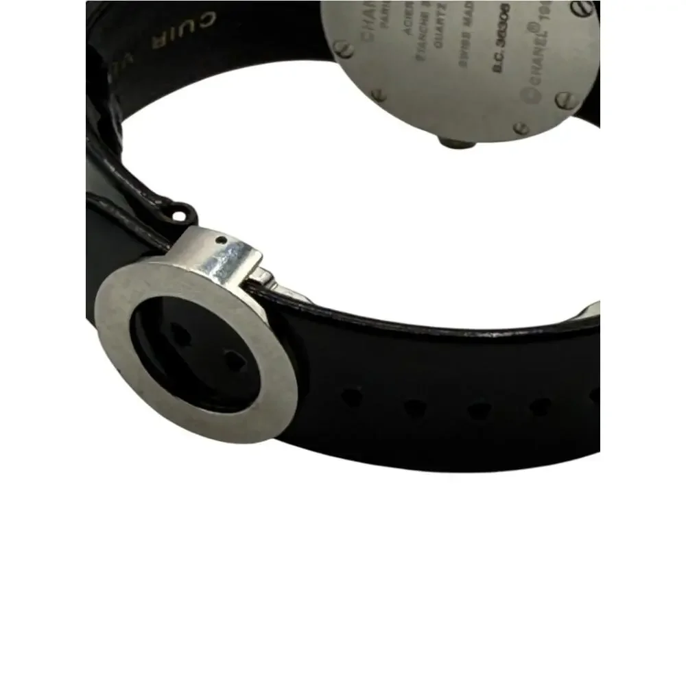 Chanel La Ronde Black Patent Leather Watch H0579 – Stainless Steel – 29mm